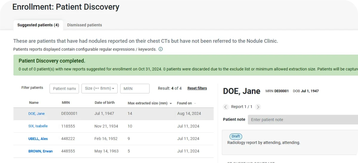 Patient Discovery AI